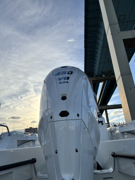 YFR330実艇のF450 船外機